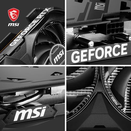 MSI GeForce RTX 4060 Ventus 2X Black 8G OC Gaming Graphics Card   8GB GDDR6X  PCI Express Gen 4  128 bit  3X DP v 1 4a  HDMI 2 1a  Supports 4K & 8K HDR 