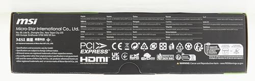 MSI GeForce RTX 4060 Ventus 2X Black 8G OC Gaming Graphics Card   8GB GDDR6X  PCI Express Gen 4  128 bit  3X DP v 1 4a  HDMI 2 1a  Supports 4K & 8K HDR 