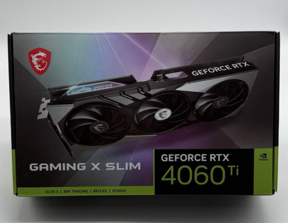 MSI GeForce RTX 4060 Ti Gaming X Slim 16GB GDDR6 Graphics Card