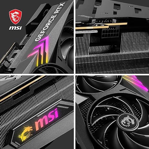 MSI GeForce RTX 4090 Gaming X Trio 24G Tarjeta gráfica para juegos - 24GB GDDR6X, 2595 MHz, PCI Express Gen 4, 384-bit, 3X DP v 1.4a, HDMI 2.1a (Compatible con 4K y 8K HDR)