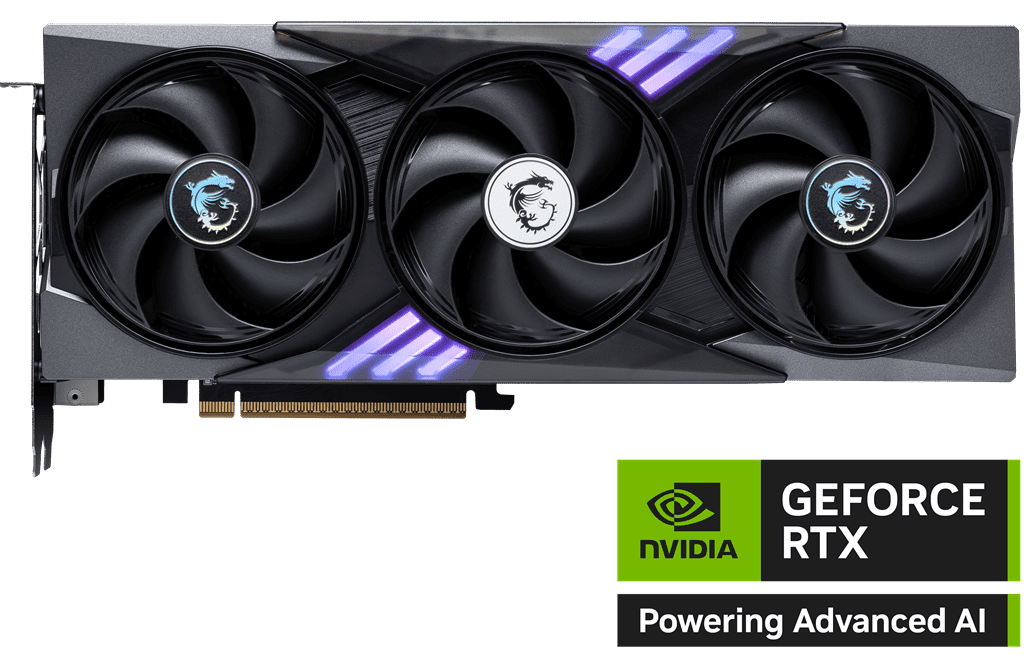 MSI GeForce RTX 5060 8G GAMING TRIO OC Graphics Card  8GB GDDR7  DPx3  HDMIx1  DLSS 4