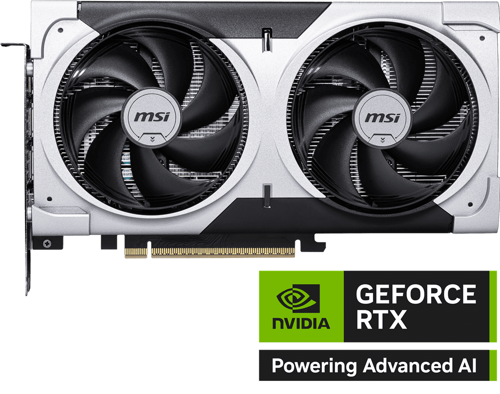 MSI GeForce RTX 5060 Ti 8G VENTUS 2X OC PLUS Graphics Card  8GB GDDR7  DPx3  HDMIx1  DLSS 4