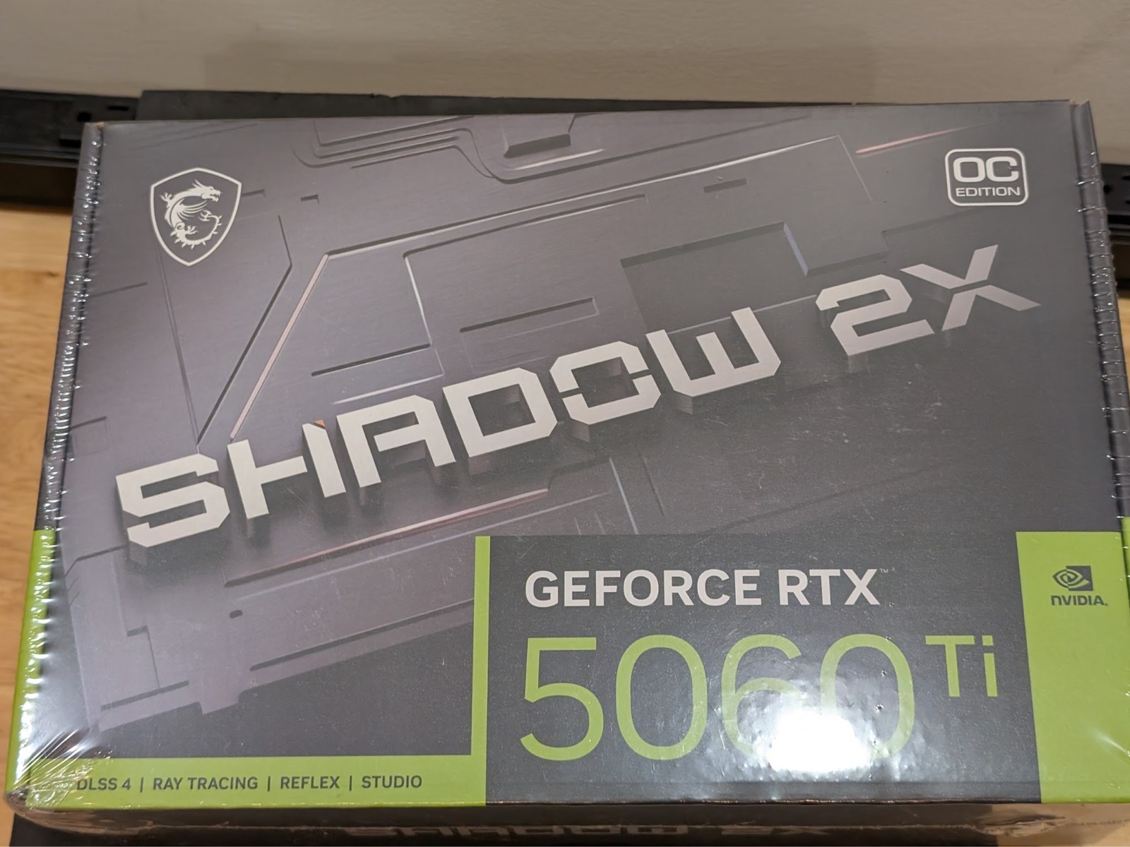 MSI GeForce RTX 5060 Ti 16GB GDDR7 SHADOW 2X OC PLUS GPU NVIDIA DLSS 4