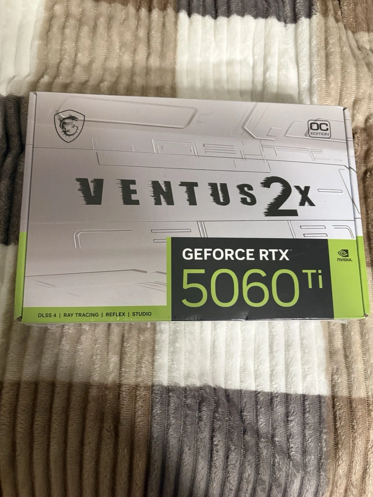 MSI GeForce RTX 5060 Ti Ventus 2X OC 8GB GDDR7 Ray Tracing DLSS 4 Graphics Card