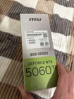 MSI GeForce RTX 5060 Ti Ventus 2X OC 8GB GDDR7 Ray Tracing DLSS 4 Graphics Card