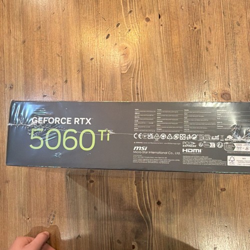 MSI GeForce RTX 5060 Ti Ventus 2X OC 8GB GDDR7 Ray Tracing DLSS 4 Graphics Card