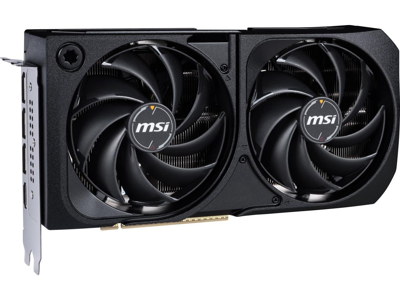 MSI GeForce RTX 5070 12G SHADOW 2X OC Graphics Card  12GB GDDR7  DPx3  HDMIx1  DLSS 4