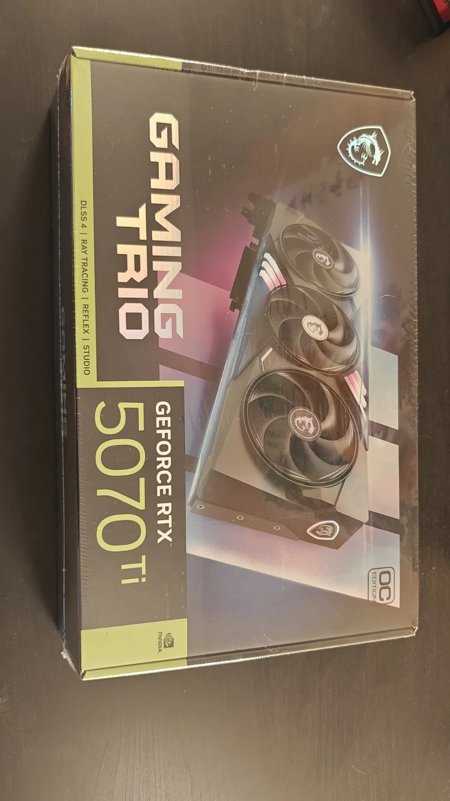 MSI GeForce RTX 5070 Ti 16G GAMING TRIO OC GDDR7 GPU  NEW/SEALED