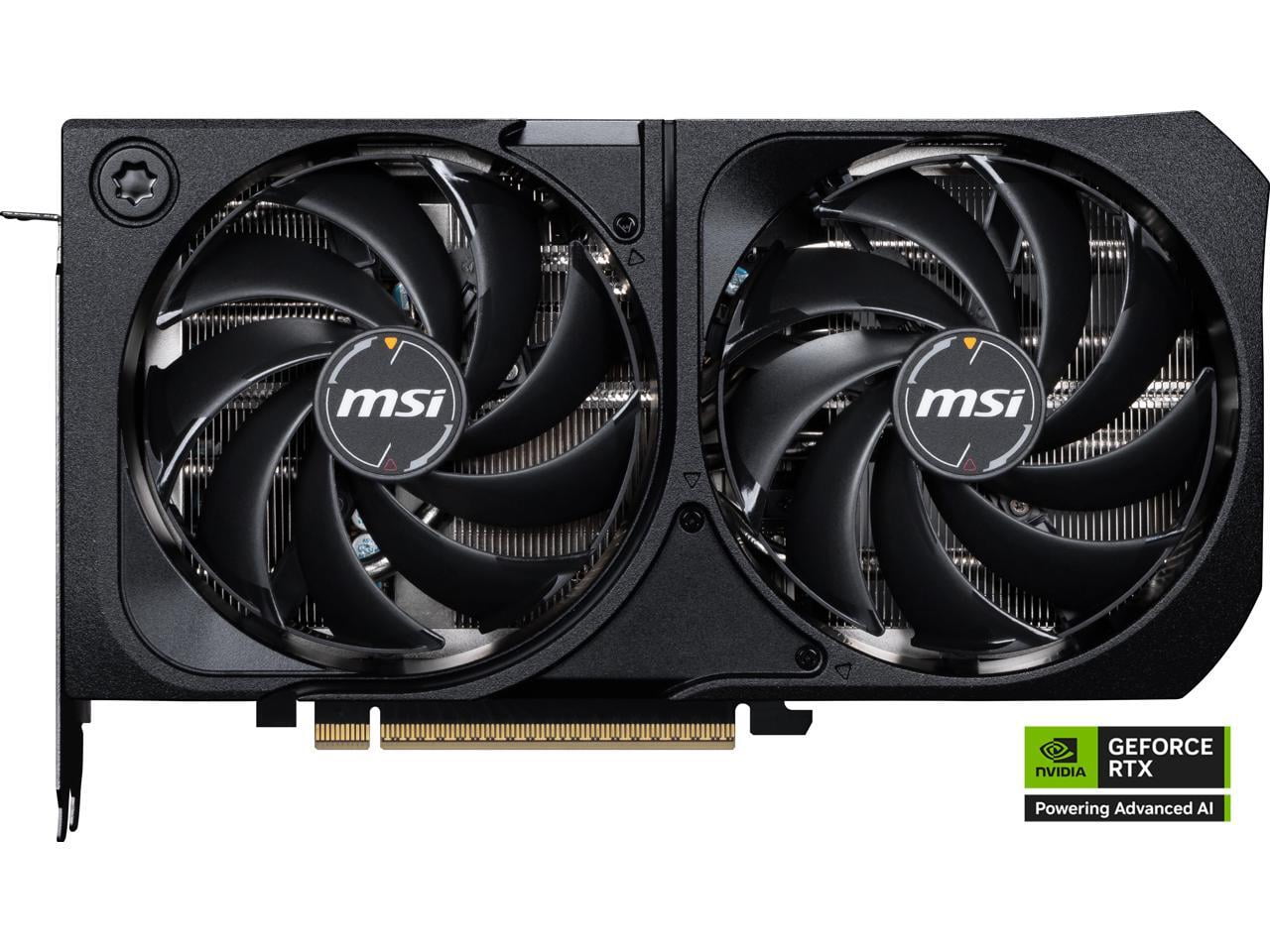MSI GeForce RTX 5070 12G SHADOW 2X OC Graphics Card  12GB GDDR7  DPx3  HDMIx1  DLSS 4