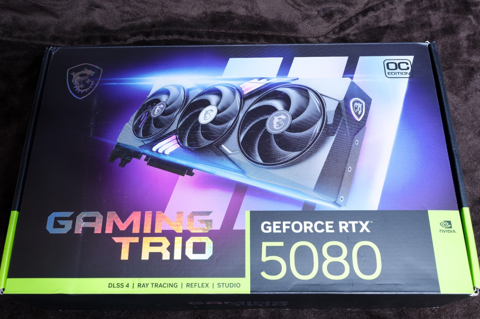 MSI GeForce RTX 5080 16G Gaming Trio OC Graphics Card   RTX 5080 GPU  16GB GDDR7