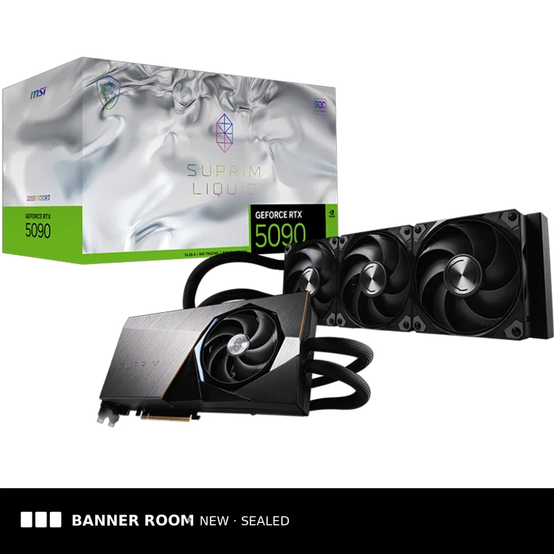 MSI GeForce RTX 5090 32GB SUPRIM LIQUID SOC GDDR7 360mm AIO G5090 32SLS