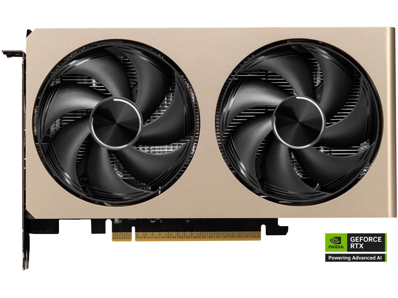 MSI INSPIRE GeForce RTX 5060 8GB GDDR7 PCI Express 5 0 x 16  use x8  Graphics Card RTX 5060 8G INSPIRE 2X OC