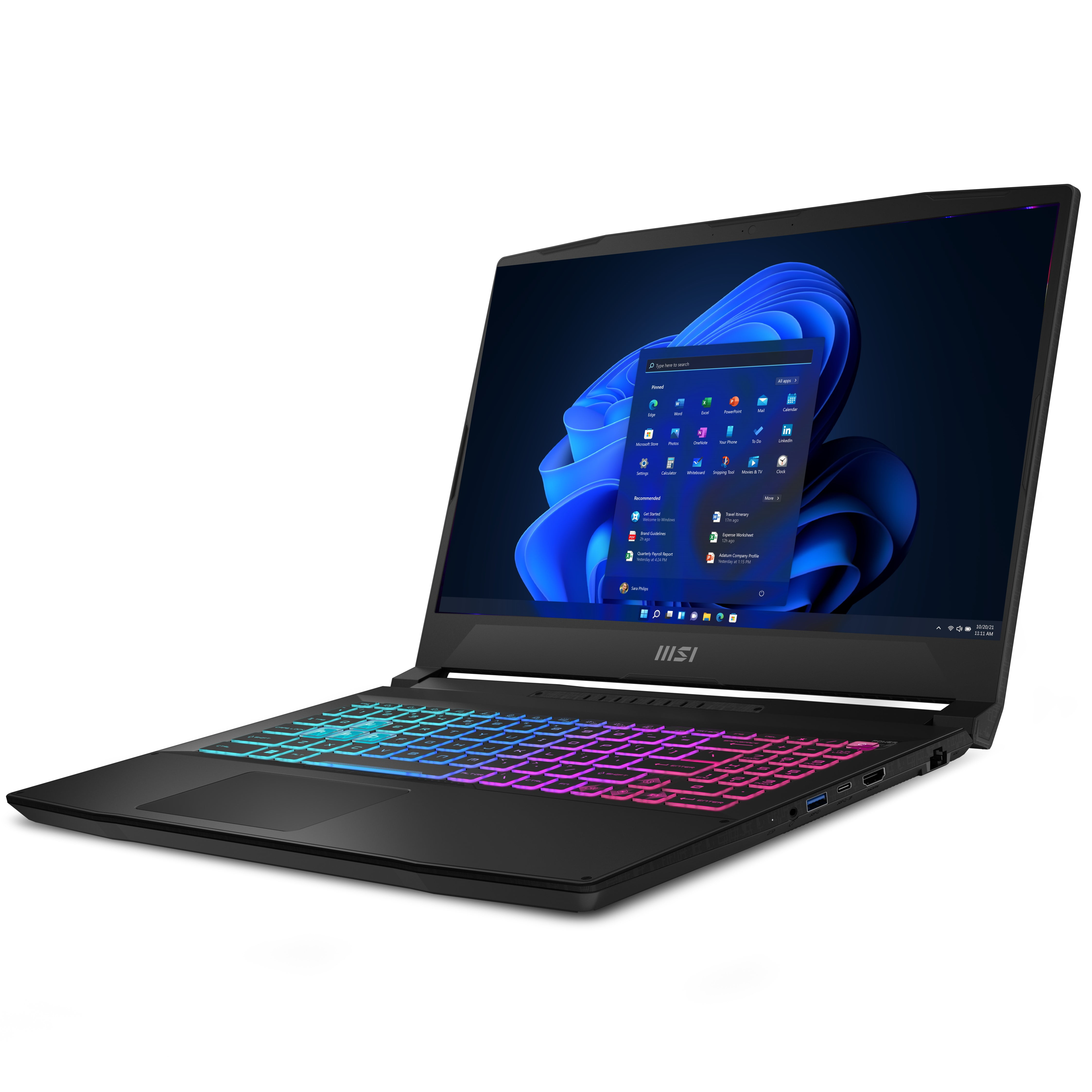 MSI Katana 15 6 inch 144Hz Gaming Laptop Intel Core i7 14650HX NVIDIA GeForce RTX 5050 16GB DDR5 512GB SSD Black  2025