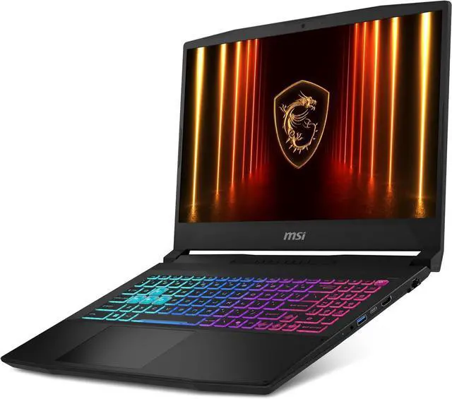 Portátil para juegos MSI Katana 15, pantalla QHD de 15,6" y 165 Hz, procesador Intel Core i7-14650HX de 16 núcleos, tarjeta gráfica NVIDIA GeForce RTX 5060 de 8 GB GDDR7, 32 GB DDR5, SSD PCIe de 1 TB, teclado RGB, Windows 11.