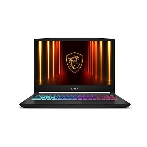 MSI Katana 15 HX 15.6" 165Hz QHD+ Portátil para juegos: Intel Core i9-14900HX, NVIDIA Geforce RTX 5070, 32GB DDR5, 1TB NVMe SSD, teclado RGB, Win 11 Home: Negro B14WGK-016US