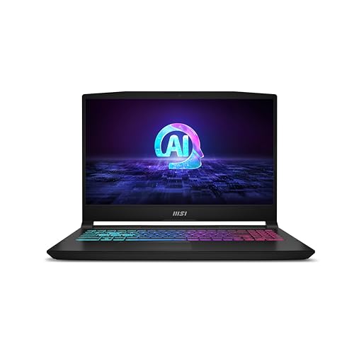 MSI Katana A15 AI 15 6  165Hz QHD Gaming Laptop  Ryzen 9 8945HS  NVIDIA Geforce RTX 4070  32GB DDR5  1TB NVMe SSD  Cooler Boost 5  Win 11  Black B8VG 450US