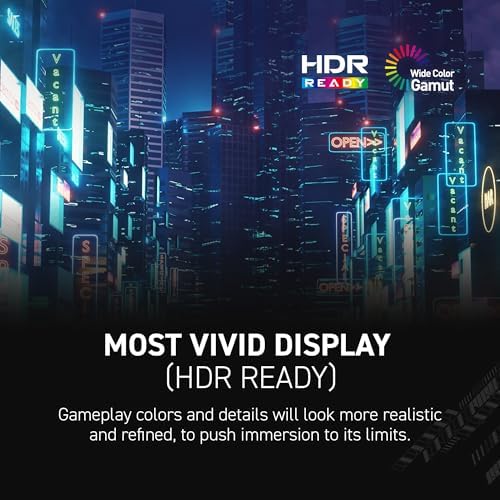 MSI MAG 242C 24 inch 1920 x 1080  FHD  Gaming Monitor  180Hz  Adaptive Sync  HDMI  DisplayPort  VESA Mountable  Tilt  Height Adjustable  Speaker  1ms  Black