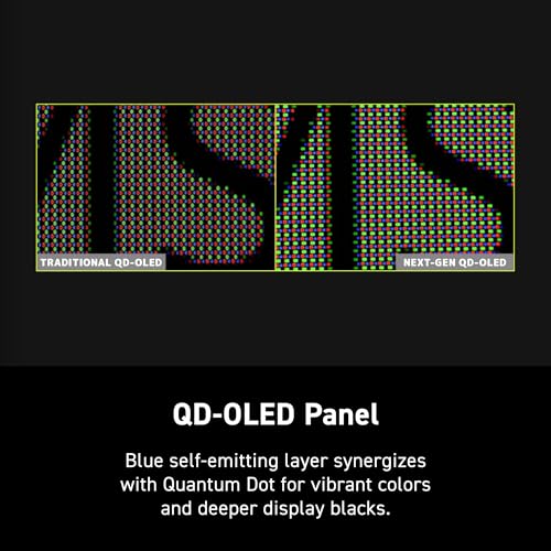 MSI MAG 271QP QD OLED X24 27 inch 2560 x 1440  QHD  Gaming Monitor  240Hz  Adaptive Synch  HDMI  DisplayPort  VESA Mountable  Tilt  Height Adjustable  Speaker  0 03ms  Black