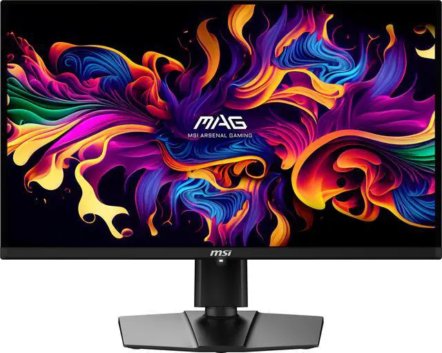 MSI MAG 271QP QD OLED X24 27 inch 2560 x 1440  QHD  Gaming Monitor  240Hz  Adaptive Sync  HDMI  DisplayPort  VESA Mountable  Tilt  Height Adjustable  Speaker  0 03ms  Black