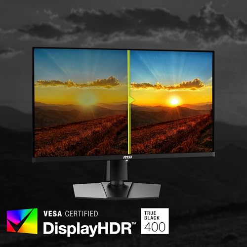 MSI MAG 271QP QD-OLED X28 - Monitor para juegos de 27 pulgadas, 2560 x 1440 (QHD), 280Hz, sincronización adaptativa, listo para HDR, HDMI, puerto VGA, montaje VESA, inclinación, bisel delgado de 4 lados, 0.03 ms, negro