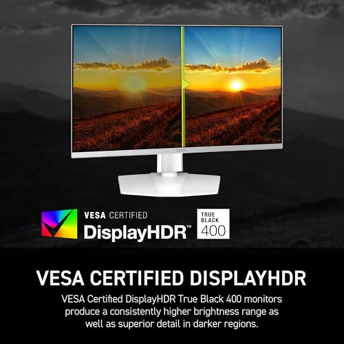 MSI MAG 272QPW QD OLED X28 27 inch 2560 x 1440  QHD  Gaming Monitor  280Hz  Adaptive Sync  HDR Ready  HDMI  VGA Port  VESA Mountable  Tilt  4 Side Slim Bezel  0 03ms  White