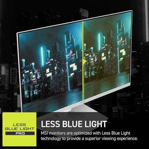 MSI MAG 272QPW QD OLED X28 27 inch 2560 x 1440  QHD  Gaming Monitor  280Hz  Adaptive Sync  HDR Ready  HDMI  VGA Port  VESA Mountable  Tilt  4 Side Slim Bezel  0 03ms  White