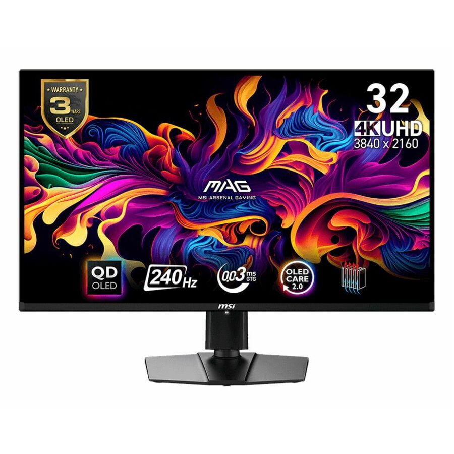 MSI MAG 321UPX QD OLED 32" 4K UHD 240Hz Gaming OLED Monitor MAG321UPXQDOLED
