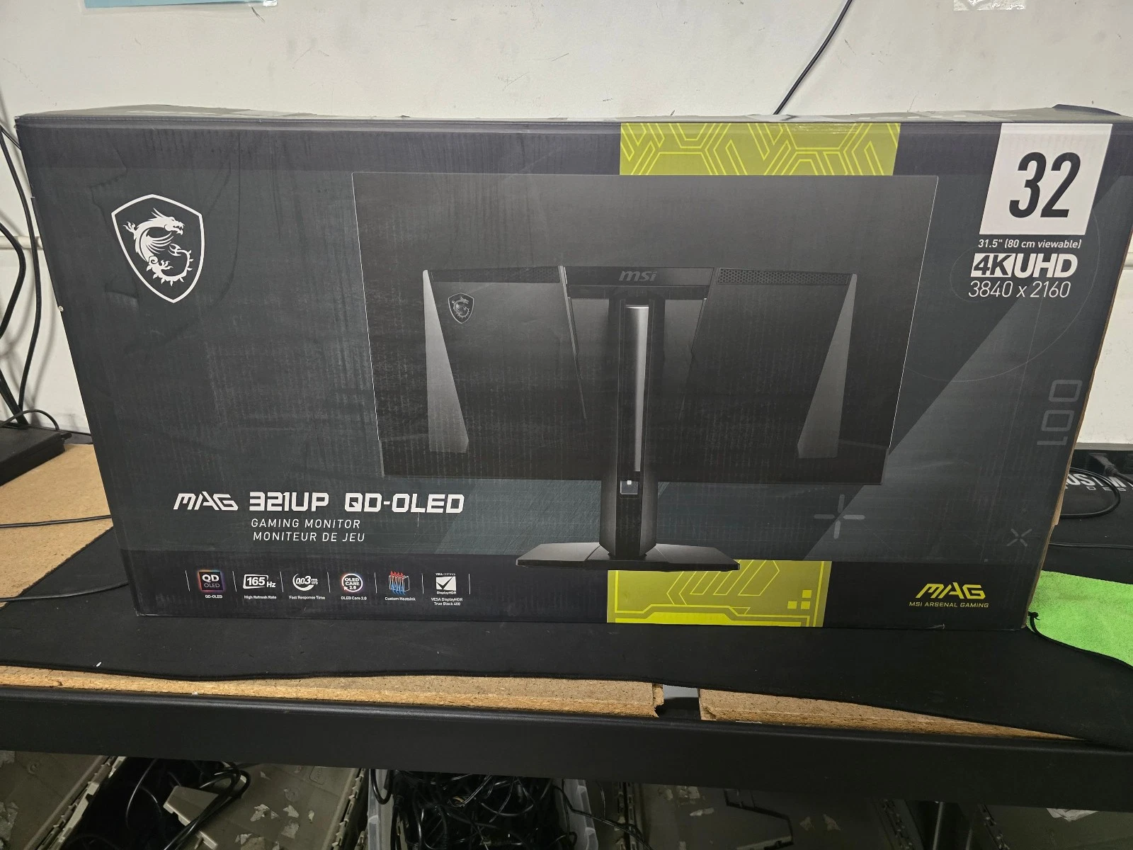 MSI MAG 321UP QD OLED 32" 4K UHD Computer Gaming Monitor