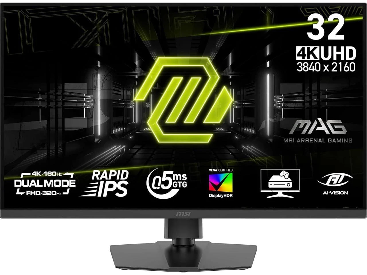 MSI MAG 322URDF E16 Gaming Monitor 32" 3840x2160 4K  160Hz UHD / 320Hz FHD Rapid