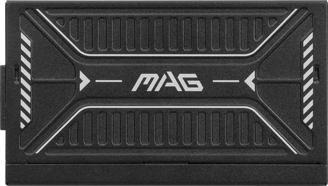 MSI MAG A1000GLS PCIE5  Fully Modular Compact Gaming 1000W Power Supply  80  Gold  ATX 3 1 & PCIe 5 1 Ready  Dual color 12V 2x6 cable  Low Noise  Embossed Jacket Cables  10 Year Warranty