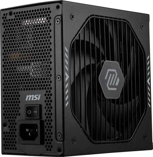 MSI MAG A1000GLS PCIE5  Fully Modular Compact Gaming 1000W Power Supply  80  Gold  ATX 3 1 & PCIe 5 1 Ready  Dual color 12V 2x6 cable  Low Noise  Embossed Jacket Cables  10 Year Warranty
