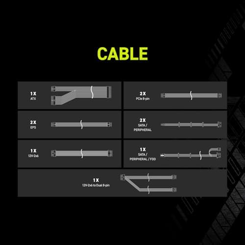 MSI MAG A750GLS PCIE5  Fully Modular Compact Gaming 750W Power Supply  80  Gold  ATX 3 1 & PCIe 5 1 Ready  Native Dual Color 12V 2x6 Cable  Low Noise  Embossed Jacket Cables  10 Year Warranty