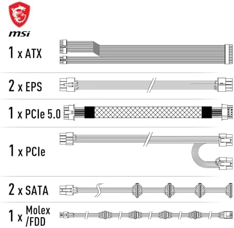 MSI MAG A750GL PCIE5   EU Cord
