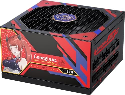 MSI MAG A850GLS PCIE5 ATX 3.1 Fuente de alimentación para juegos - Full Modular - 80 Plus Gold Certified 850W - Condensadores 100% japoneses a 221.0 °F - ATX PSU