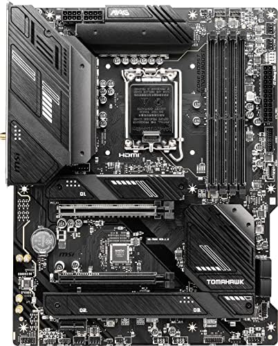 MSI MAG B760 Tomahawk WiFi DDR4 Gaming Motherboard  Supports 12th/13th/14th Gen Intel Processors  LGA 1700  DDR4  PCIe 5 0  M 2  2 5Gbps LAN  USB 3 2 Gen2  HDMI/DP  Wi Fi 6E  Bluetooth 5 3  ATX 