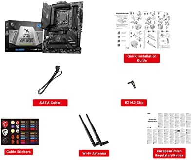 MSI MAG B760 Tomahawk WiFi DDR4 Gaming Motherboard  Supports 12th/13th/14th Gen Intel Processors  LGA 1700  DDR4  PCIe 5 0  M 2  2 5Gbps LAN  USB 3 2 Gen2  HDMI/DP  Wi Fi 6E  Bluetooth 5 3  ATX 