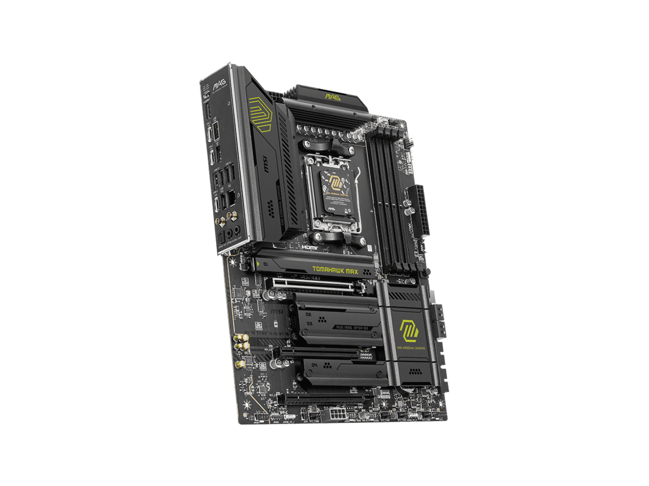 MSI MAG B850 TOMAHAWK MAX WIFI Gaming Desktop Motherboard   AMD B850 Chipset   Socket AM5   ATX  magb850tomahawkmaxwifi 
