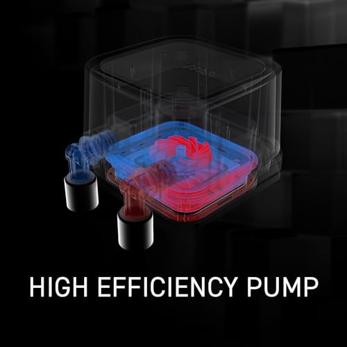 MSI MAG Coreliquid A13 360 - Enfriador líquido ARGB CPU AIO - Radiador de 360mm - Compatible con LGA 1700/1851 / AM5/AM4 - Ventiladores PWM ARGB triples de 120mm, negro