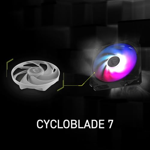 MSI MAG Coreliquid A13 360 - Enfriador líquido ARGB CPU AIO - Radiador de 360mm - Compatible con LGA 1700/1851 / AM5/AM4 - Ventiladores PWM ARGB triples de 120mm, negro