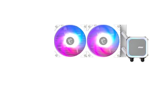 MSI MAG Coreliquid A13 360 - Enfriador líquido ARGB CPU AIO - Radiador de 360mm - Compatible con LGA 1700/1851 / AM5/AM4 - Ventiladores PWM ARGB triples de 120mm, negro