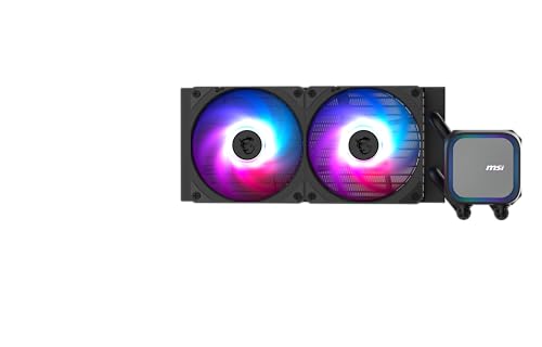MSI MAG Coreliquid A13 360 - Enfriador líquido ARGB CPU AIO - Radiador de 360mm - Compatible con LGA 1700/1851 / AM5/AM4 - Ventiladores PWM ARGB triples de 120mm, negro