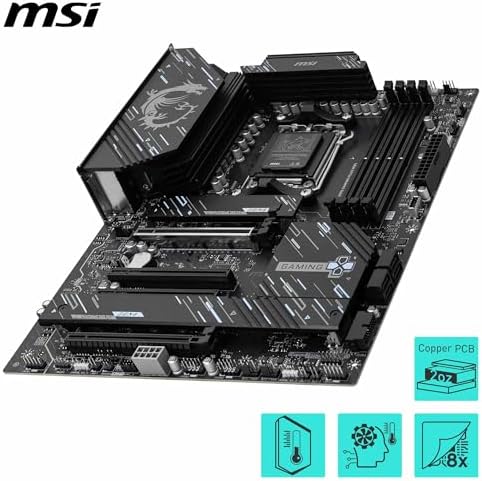 MSI MAG X870E Tomahawk WiFi Motherboard  ATX   Supports AMD Ryzen 9000/8000 / 7000 Processors  AM5 80A SPS VRM  DDR5 Memory Boost 8400  MT/s  OC   PCIe 5 0 x16  M 2 Gen5  Wi Fi 7  5G LAN