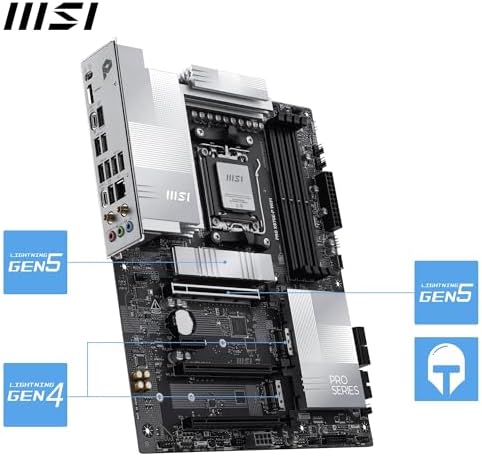 MSI MAG X870E Tomahawk WiFi Motherboard  ATX   Supports AMD Ryzen 9000/8000 / 7000 Processors  AM5 80A SPS VRM  DDR5 Memory Boost 8400  MT/s  OC   PCIe 5 0 x16  M 2 Gen5  Wi Fi 7  5G LAN