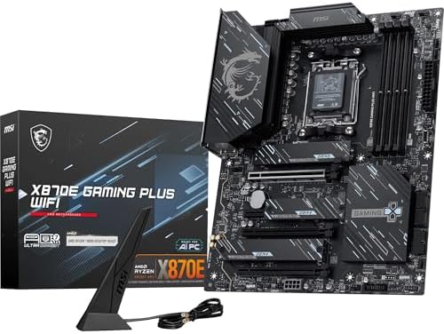 MSI MAG X870E Tomahawk WiFi Motherboard  ATX   Supports AMD Ryzen 9000/8000 / 7000 Processors  AM5 80A SPS VRM  DDR5 Memory Boost 8400  MT/s  OC   PCIe 5 0 x16  M 2 Gen5  Wi Fi 7  5G LAN