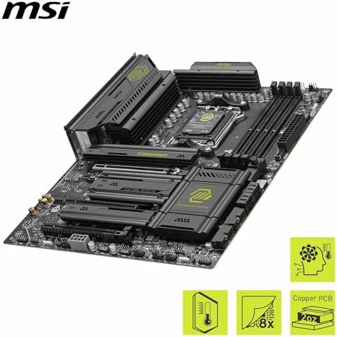 MSI MAG X870E Tomahawk WiFi Motherboard  ATX   Supports AMD Ryzen 9000/8000 / 7000 Processors  AM5 80A SPS VRM  DDR5 Memory Boost 8400  MT/s  OC   PCIe 5 0 x16  M 2 Gen5  Wi Fi 7  5G LAN