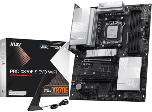 MSI MAG X870E Tomahawk WiFi Motherboard  ATX   Supports AMD Ryzen 9000/8000 / 7000 Processors  AM5 80A SPS VRM  DDR5 Memory Boost 8400  MT/s  OC   PCIe 5 0 x16  M 2 Gen5  Wi Fi 7  5G LAN