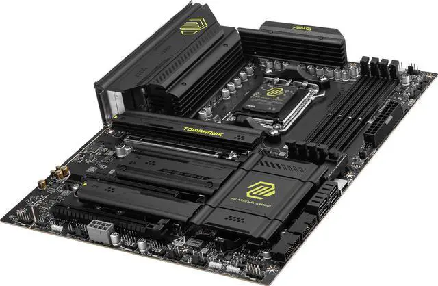 MSI MAG X870 TOMAHAWK WIFI Motherboard  ATX   Supports AMD Ryzen 9000 / 8000 / 7000 Processors  AM5   80A SPS VRM  DDR5 Memory Boost 8400 MT/s  OC   PCIe 5 0 x16 & 4 0 x16  M 2 Gen5  Wi Fi 7  5G LAN