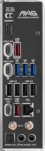 MSI MAG X870 Tomahawk WiFi Gaming Motherboard  AMD Ryzen 9000/8000/7000 Series Processors  AM5  DDR5  PCIe 5 0  M 2 Gen5  SATA 6Gb/s  USB 40Gbps  HDMI/DP  Wi Fi 7  Bluetooth 5 4  5Gbps LAN  ATX 