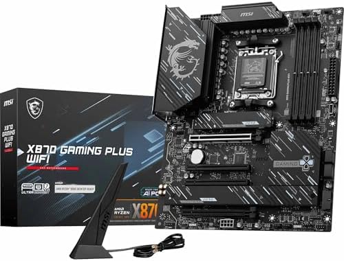 MSI MAG X870 Tomahawk WiFi Gaming Motherboard  AMD Ryzen 9000/8000/7000 Series Processors  AM5  DDR5  PCIe 5 0  M 2 Gen5  SATA 6Gb/s  USB 40Gbps  HDMI/DP  Wi Fi 7  Bluetooth 5 4  5Gbps LAN  ATX 