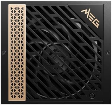 MSI MEG Ai1300P PCIE5  Fully Modular Gaming 1300W Power Supply  80  Platinum  Native 12V 2x6 Cable  100  Japanese Capacitor  ATX 3 1 & PCIe 5 1 Ready  Low Noise  Sleeve Cables  10 Year Warranty